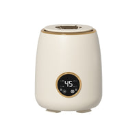 Electric baby bottle warmer with digital temperature control and display