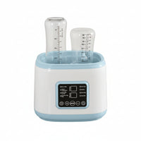 Electric double baby bottle warmer with digital control panel