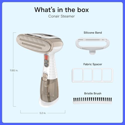 portable garment steamer machine in white