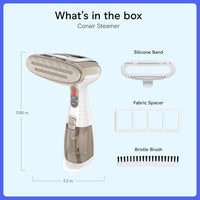portable garment steamer machine in white