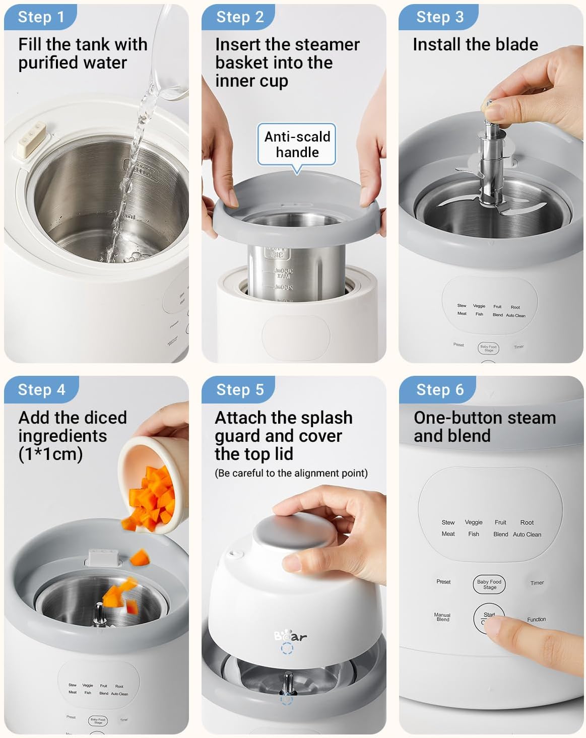 Electric food maker machine with heating and keep warm functions