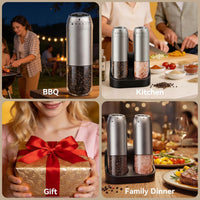rechargeable salt and pepper mills