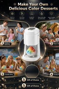 ice shaver machine for fluffy shaved ice
