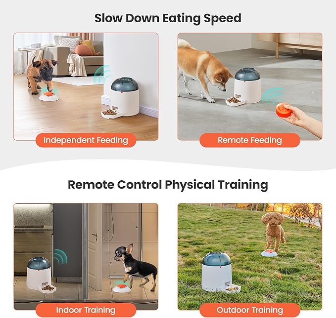 Electronic Dog Treat Dispenser For Indoor Interactive Play