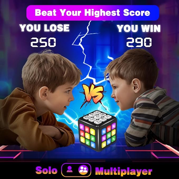 Electronic puzzle game toy for family and party activities