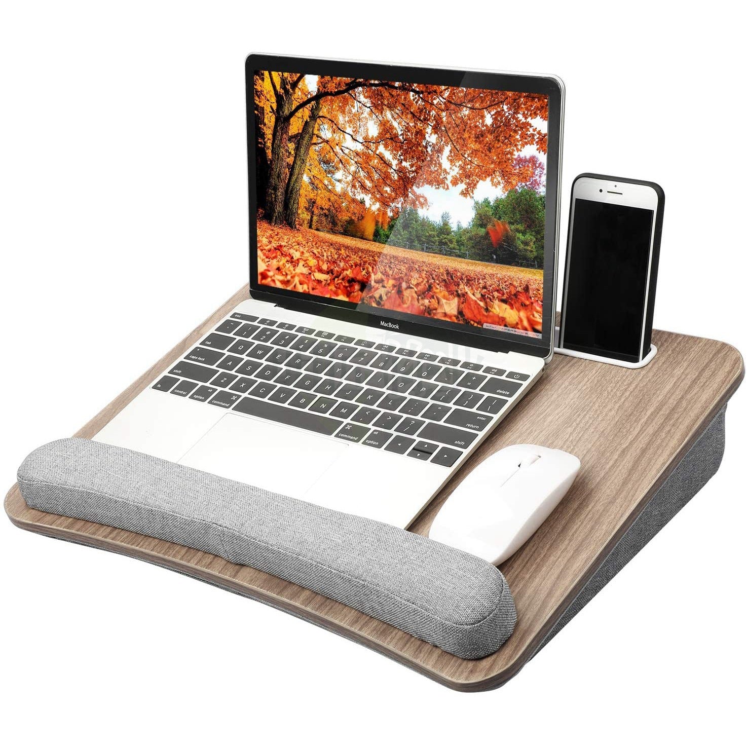 elevated laptop desk writing pad for study and work