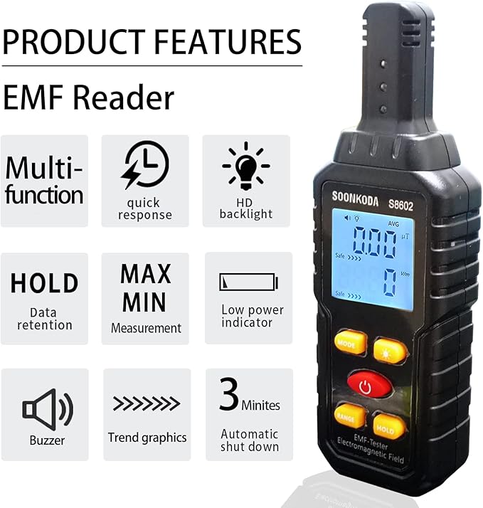 Testing Electric and Magnetic Fields with 3-in-1 EMF Meter in Home EnvironmenT