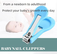 Ergonomic handle baby nail clippers for precise and safe trimming