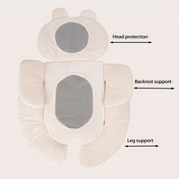 Ergonomic baby seat pad for strollers and child seats