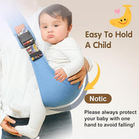 ergonomic baby sling with breathable fabric for babywearing comfort