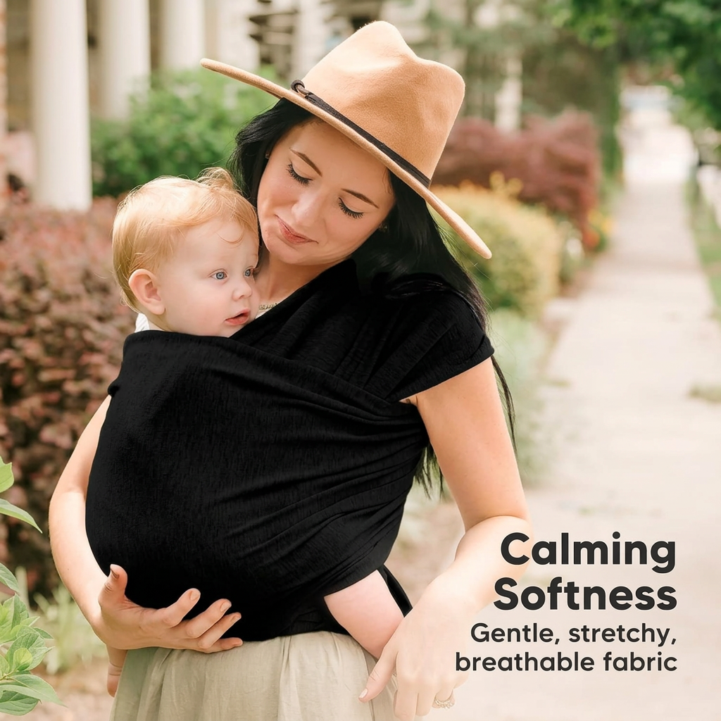 ergonomic baby wrap sling for newborns with comfortable and secure fit