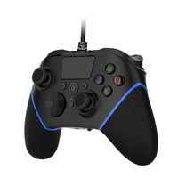 Ergonomic wired gamepad with comfortable grip