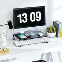 ergonomic monitor riser for office desk posture improvement