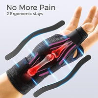 Ergonomic thumb brace for left hand with palm fit for pain relief and joint support