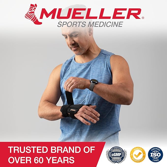 Ergonomic thumb support brace for work gaming typing and repetitive strain relief