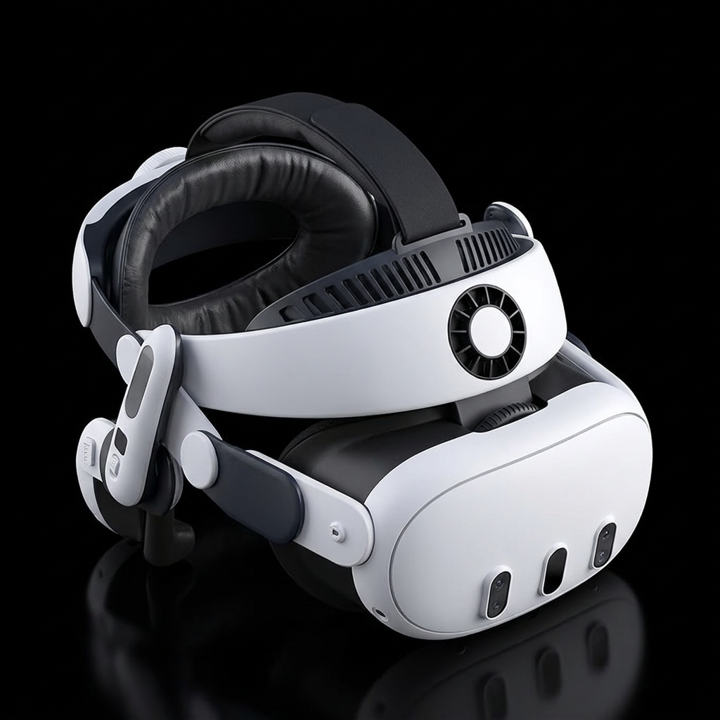 adjustable vr head strap ergonomic design balanced comfort fit