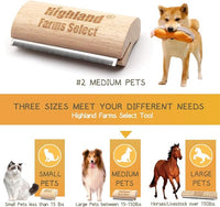Ergonomic Wooden Handle Grooming Tool for Pets – Professional Deshedding Brush for Short & Long Hair