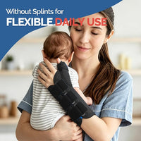 Ergonomic wrist support for men and women, fits right hand, helps reduce thumb and wrist pain