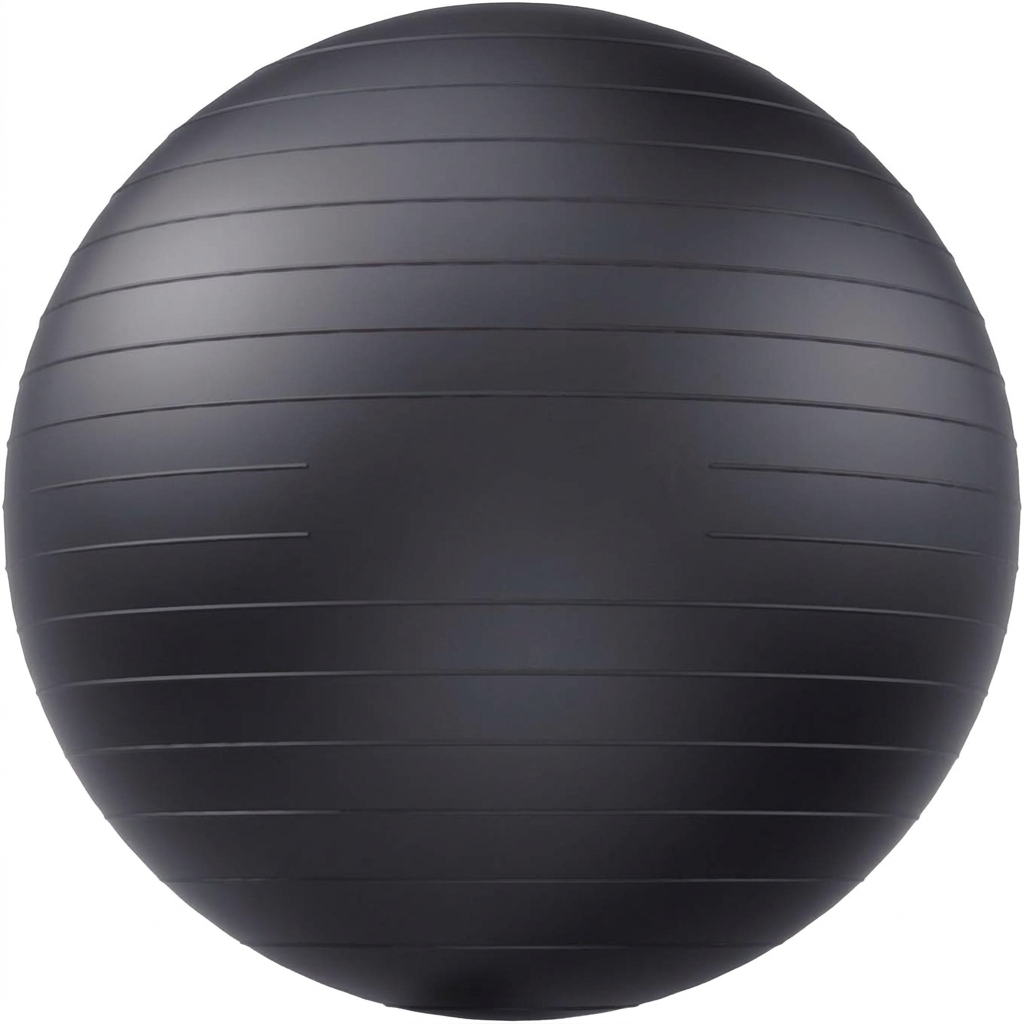 Exercise stability ball with pump for yoga and fitness routines