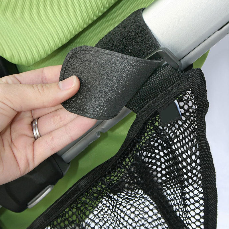 Detailed view of the durable and flexible polyester mesh material