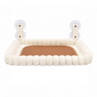 Extra Large Cat Window Hammock with Thick Striped Mat