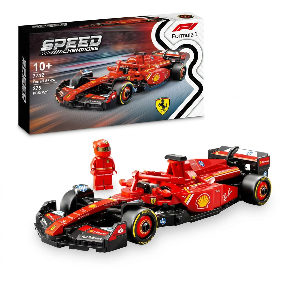 f1 race car building set toy with detailed racing model for kids