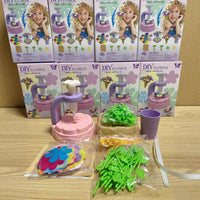 Fabric Flower Bouquets DIY craft kit for kids to build their own flower bouquets
