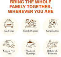 Family dinner conversation cards for bonding time