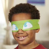 family fun blindfolded game for kids and adults