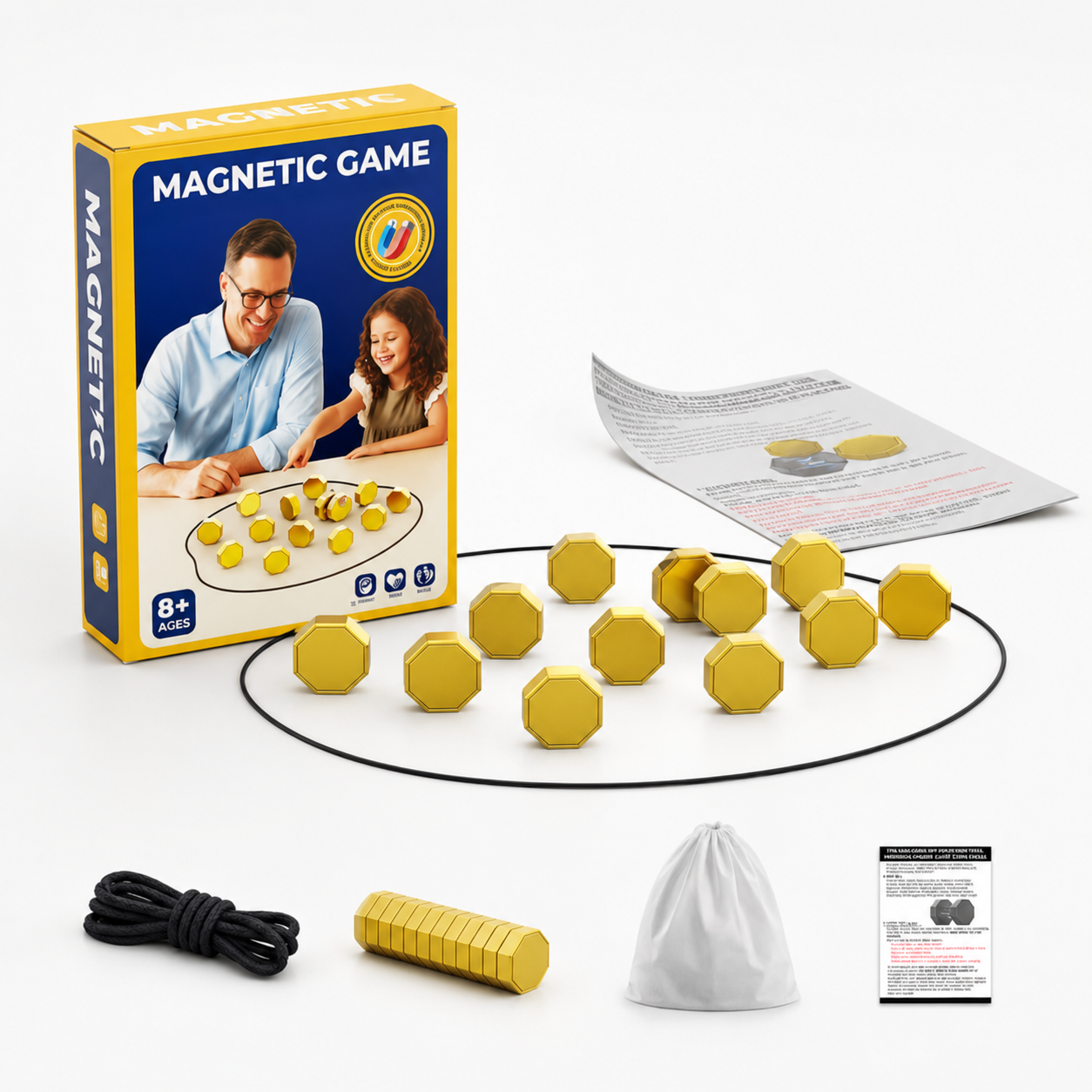 Family fun magnetic chess game for kids and adults