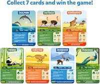 Family game night animal trivia guessing game