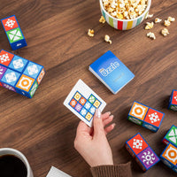 Family game night with The Uzzle 3.0 board game