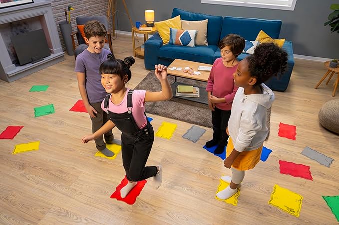 Family physical activity game The Floor is Lava
