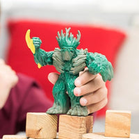 Fantasy Monster Action Figure – Jungle Emperor with Movable Arms and Shield for Battle Play