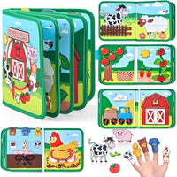 Farm Busy Book For Toddlers Montessori Learning Toy