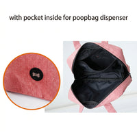 Fashion dog leash set with snack bag for small dogs