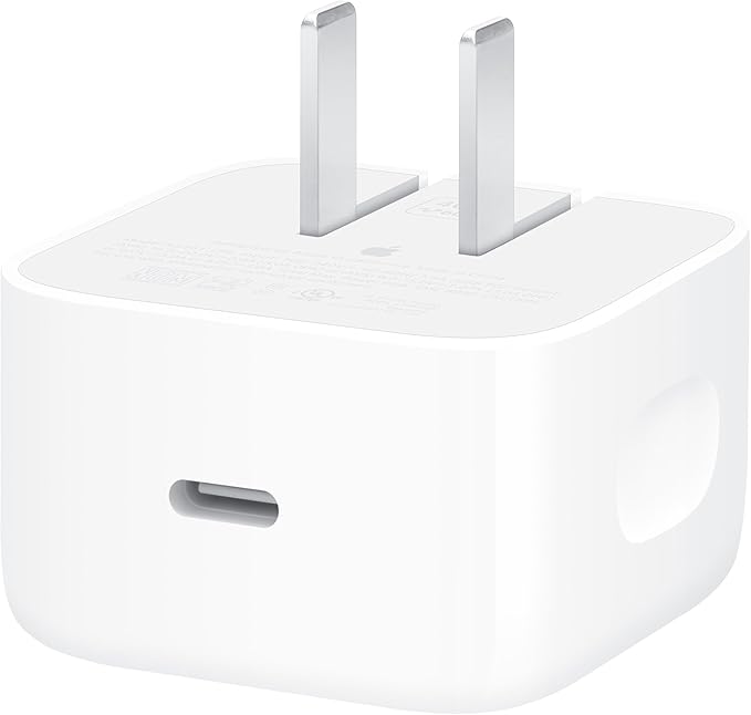 Fast Charging Power Adapter Connected to Device