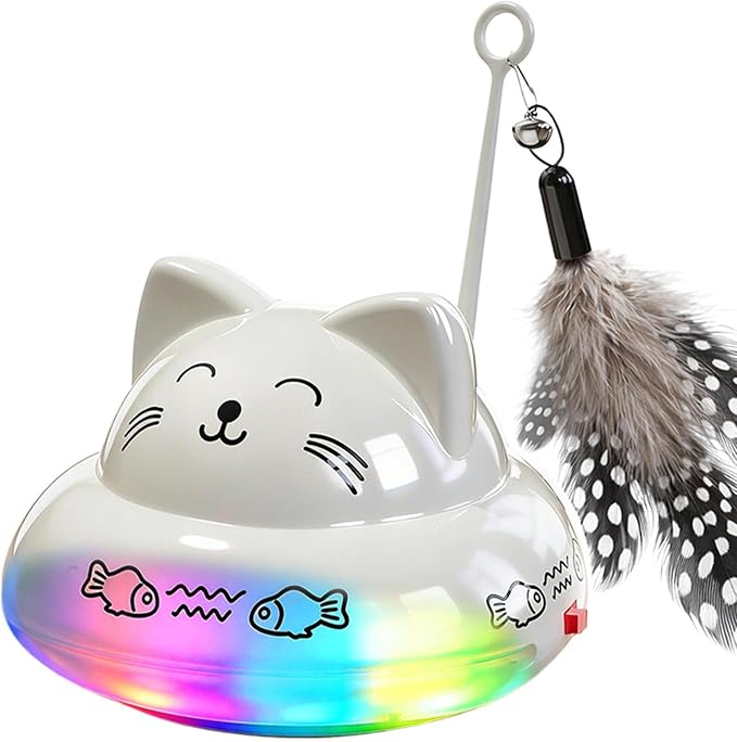 Feather Teaser Cat Toy with Interactive Design