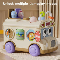 Fine motor skill bus toy for hand-eye coordination and focus