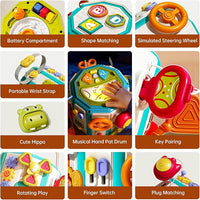 Fine motor skill busy board toy for hand-eye coordination