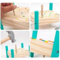 Fine motor skill peg toy for hand-eye coordination activity