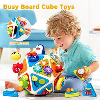 Fine motor skills busy board toy for toddler development