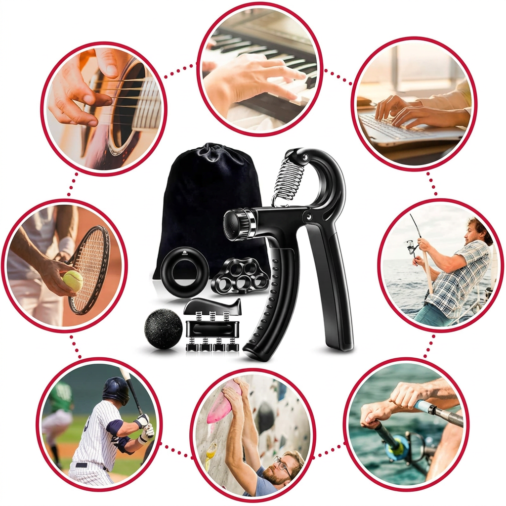Finger Strengthener Tool for Improving Grip and Dexterity