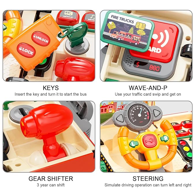 Fire truck vehicle toy for toddlers age 3 to 5 years