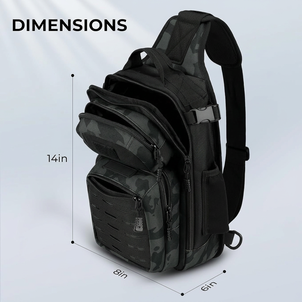 Fishing Gear Storage Bag for Tackle and Accessories