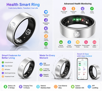 Fitness smart ring wearable device for daily health monitoring