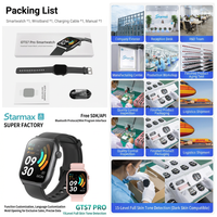 Fitness tracker smart watch with sports modes