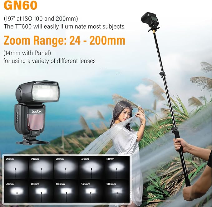 camera flash with diffuser soft lighting effect