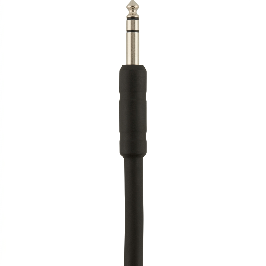 Flexible guitar cable for practice lessons and regular music use