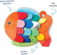 Flip Fish educational toy for visual and auditory baby development